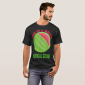 One in a Melon Medical Coder Watermelon Retirement T-shirt (Voorkant volledig)