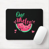One In A Melon Moeder Zomer Verjaardagsfeestje Mat Muismat (Met muis)