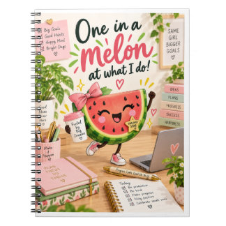 One in a Melon Motivatieboek Notitieboek