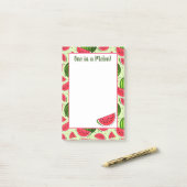 One In A Melon Post-It schrijft Post-it® Notes (Op bureau)