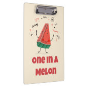 One in a Melon – Schattige Watermeloen Klembord On (Rechts)