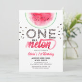 One in a Melon - Schattigee Watermeloen Eerste Ver Kaart (Staand voorkant)