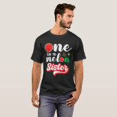 One In A Melon Sister Watermelon Family Matching T-shirt (Voorkant volledig)
