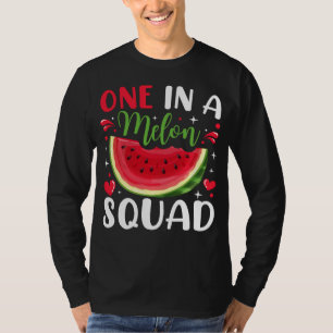 One in a Melon Squad B-Day Party Mannen LS T-shirt