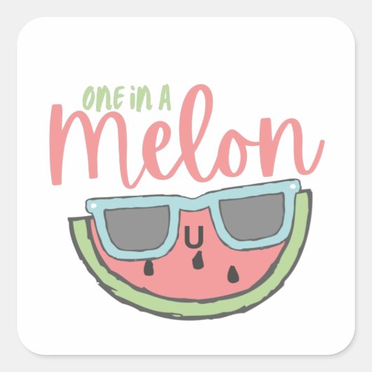 One In A Melon Sticker (Voorkant)