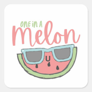 One In A Melon Sticker