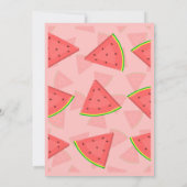 One In A Melon Verjaardag Watermeloen Dank u kaart (Achterkant)