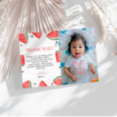 One In A Melon Verjaardag Watermeloen Dank u kaart