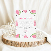 One In A Melon Verjaardag Watermeloen Dank u kaart