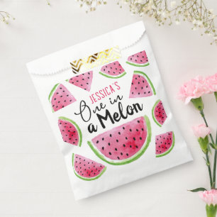 One in a Melon Verjaardagsfeestje Bedankzakje