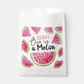 One in a Melon Verjaardagsfeestje Bedankzakje (Voorkant)
