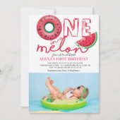 One in a Melon Verjaardagsfoto Kaart (Voorkant)