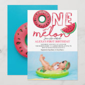 One in a Melon Verjaardagsfoto Kaart (Voorkant / Achterkant)