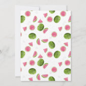 One in a Melon Watermeloen Zomer Verjaardag Kaart (Achterkant)