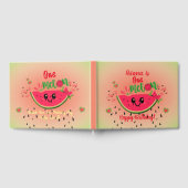 One In A Melon Watermelon Meisje's Zomerverjaardag Gastenboek (Volledig)