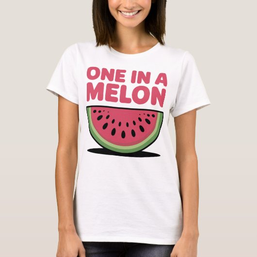 One In A Melon Watermelon T-shirt (Voorkant)