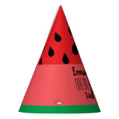 One in a Melon Watermelon Thema Verjaardag Feesthoedjes (Links)