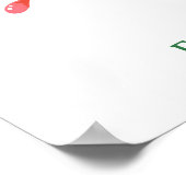 One in a Melon Watermelon Verjaardag Welkom Poster (Hoek)