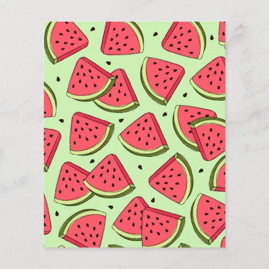 One in a Melon Zomer 1e Verjaardag Bedankt Card (Achterkant)