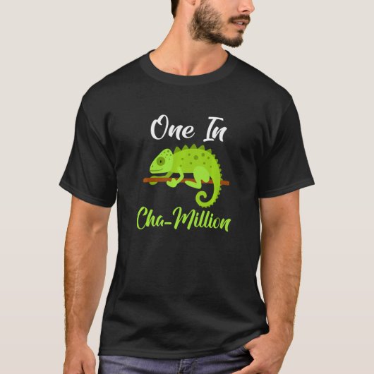 One in Cha Million Chameleon T-shirt (Voorkant)