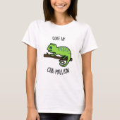 One in Cha-Million Funny Chameleon Pun T-shirt (Voorkant)
