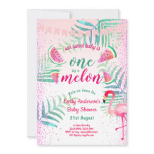 One in Melon Tropical Flamingo Watermeloen Roze