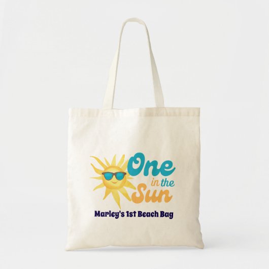 ☀️One in the Sun Beach Tote Bag (Voorkant)