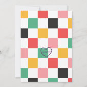 One in the Sun, Playground 1st Birthday Kaart (Achterkant)