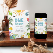 ONE in the Sun Pool Party Uitnodiging voor verjaar
