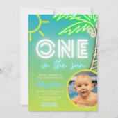 One in the Sun - Poolfeest met foto Kaart (Voorkant)