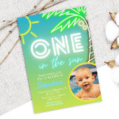 One in the Sun - Poolfeest met foto Kaart