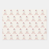 One Jolly Goose December First Birthday Inpakpapier Vel (Voorkant 2)