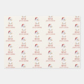 One Jolly Goose December First Birthday Inpakpapier Vel (Voorkant)