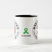 One Kidney Club Donor Recipient Names Date Tweekleurige Koffiemok (Center)