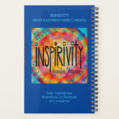  "One Kind Word" Floral en hart Planner (Achterkant)