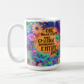 One Kind Word Fun Floral Koffiemok (Links)