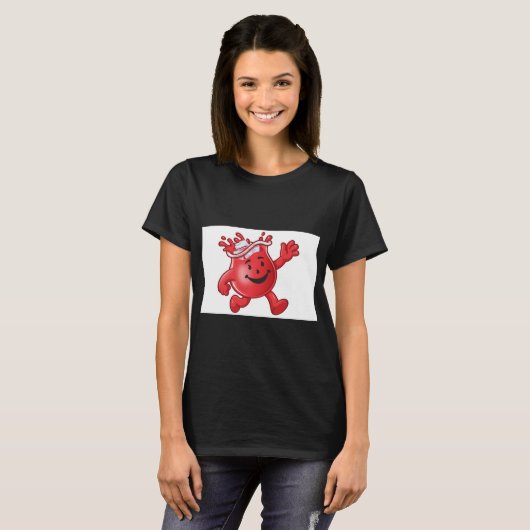 "ONE KOOL AIDE" Dames T-shirt (Voorkant volledig)