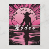 One Last Rodeo Bachelorette Briefkaart (Voorkant)