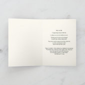 "One Last Shift, Done in Peace" Sympathy Kaart (Binnen)