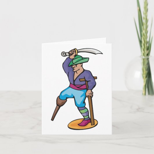 One Legged Pirate Kaart (Voorkant)