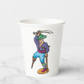 One Legged Pirate Papieren Bekers (Voorkant)