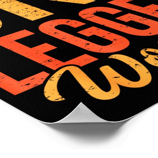 One Legged Wonder Funny Leg Amputee Prosthetic Han Poster (Hoek)