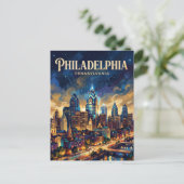One Liberty Place USA Briefkaart (Staand voorkant)