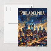 One Liberty Place USA Briefkaart (Voorkant / Achterkant)