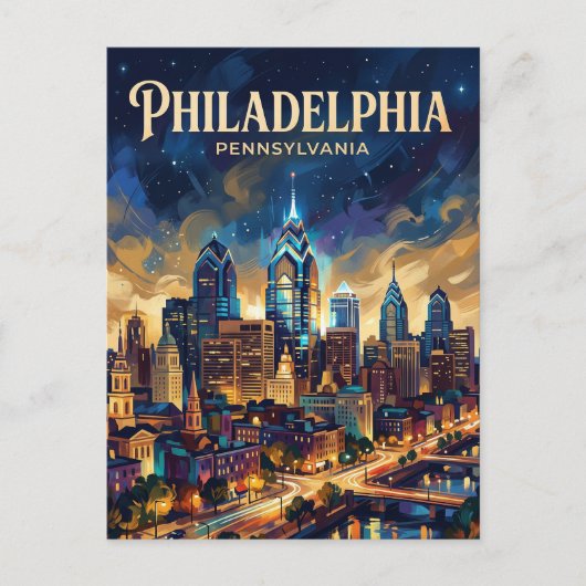 One Liberty Place USA Briefkaart (Voorkant)