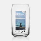 One Life Cat Blikvorm Glas (Voorkant)