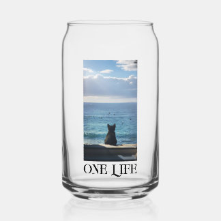 One Life Cat Blikvorm Glas