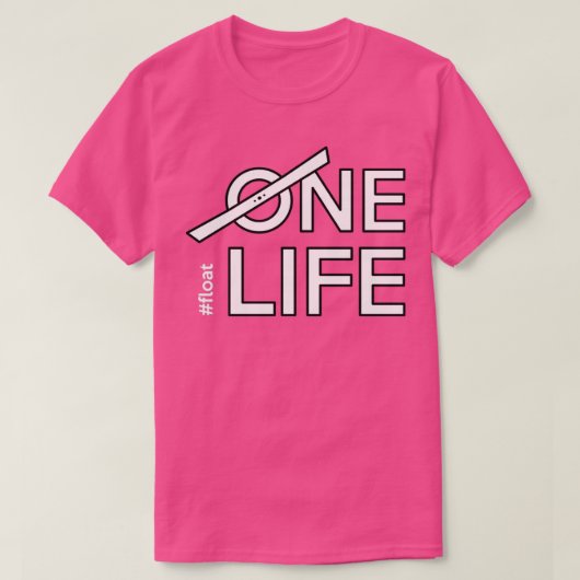 One life onewheel float merch for onewheel riders t-shirt (Design voorkant)