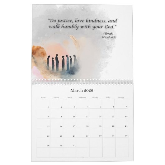 "One Light, Many Lamps: Unity in Diversity" Kalender (Mar 2026)