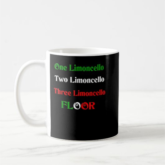 One Limoncello (Italiaanse likeur) Koffiemok (Links)
